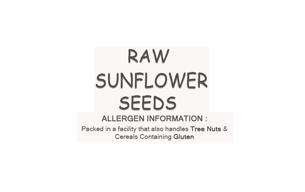 Ancient Bites Sunflower Raw Seeds    Pack  500 grams